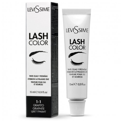 LeviSsime Skropstu un uzacu krāsa Graphite 1-1 15 ml