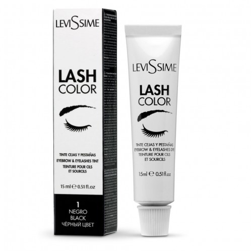 LeviSsime Skropstu un uzacu krāsa Black 1 15 ml