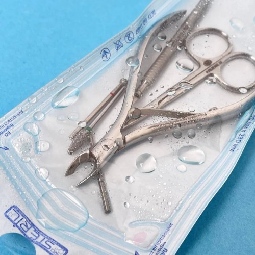 ProSteril Autoklāva sterilizācijas maisiņi 100x200mm caurspīdīgi ar indikatoru 100 gab.